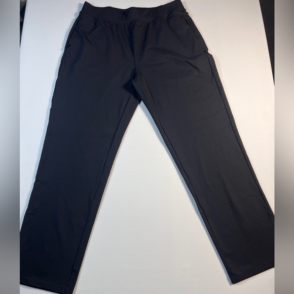 Baleaf Women’s Black Pull On Trousers Nylon/ Spandex with Pockets sz L - Picture 1 of 8